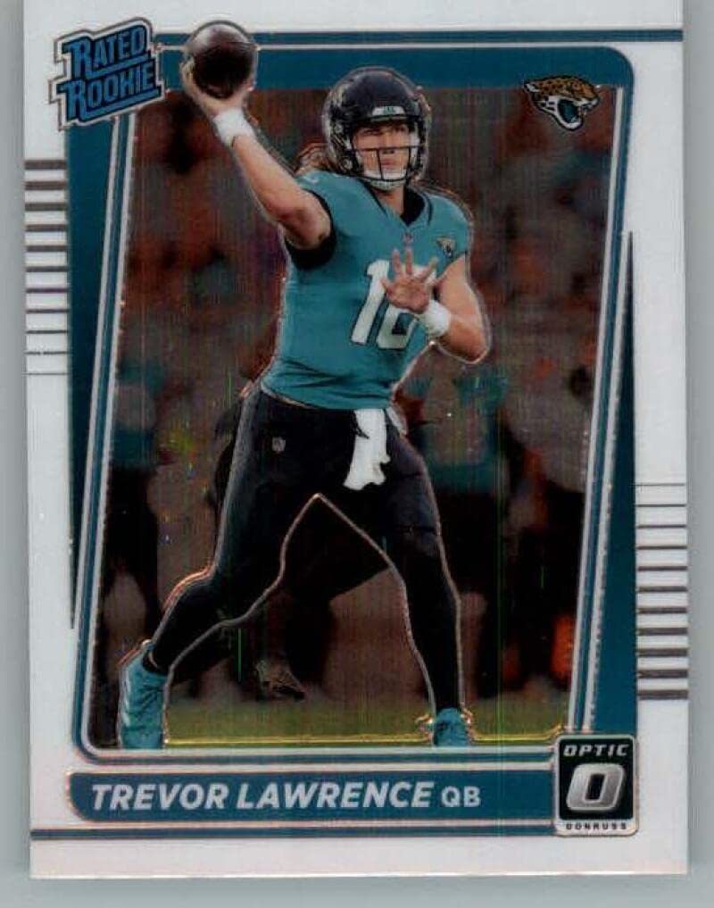 Amazon.com: 2021 Donruss Optic Football #201 Trevor Lawrence RC